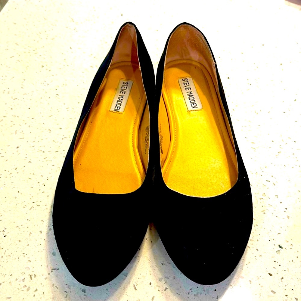 Steve Madden Classic Melody 8.5 Black Loafers